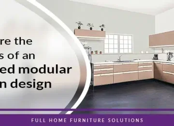 What are the Benefits of an L shaped Modular Kitchen Design 